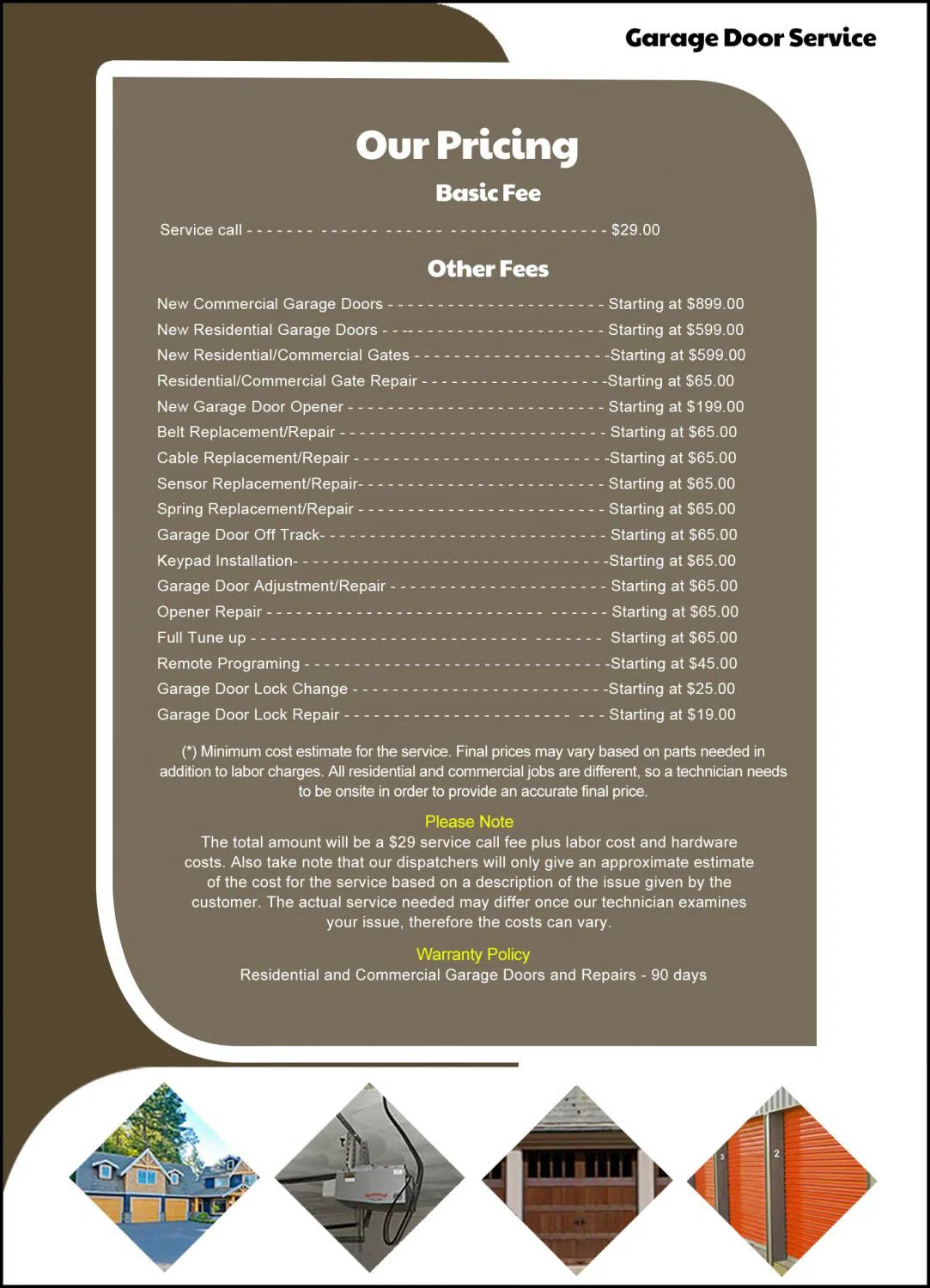 State Garage Doors Palm Beach Gardens, FL 561-923-8419